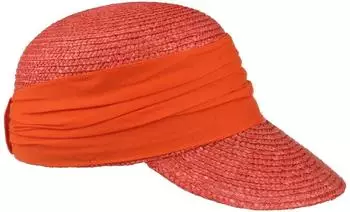 Seeberger Hats Visor Strohcap mit Schirm (51175) orange