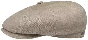 Stetson Hatteras Classic Leinen Flatcap (stw-6843116) beige
