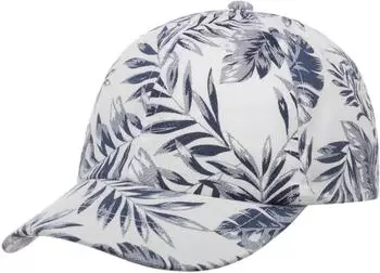 Lipodo Leaf Baseball Cap Strapback weiß