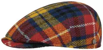 Lierys Capri Colour Harris Tweed Flatcap (Capri-HarrisTweed-TRT056) bunt