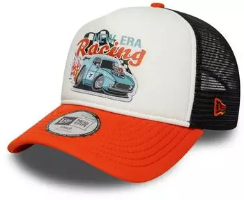 New Era Trucker Cap orange