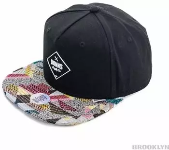Djinns 5 Panel Snapback Cap Rubber Aztek (5PSBRUBBERAZTEKBLK) schwarz/mischfarben