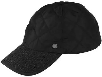 Bugatti Baseball Cap mit Ohrenklappen in Lederoptik (B348-1490) schwarz