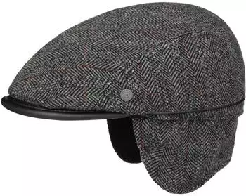 Bugatti Windproof Flatcap mit Ohrenklappen (629104-950) grau