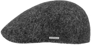 Stetson Texas Eskridge Jersey Flatcap mit Baumwollfutter grau