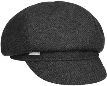 Seeberger Hats Daventa Newsboy Cap anthrazit