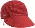 rot: Seeberger Hats Rollable Crochet Cap