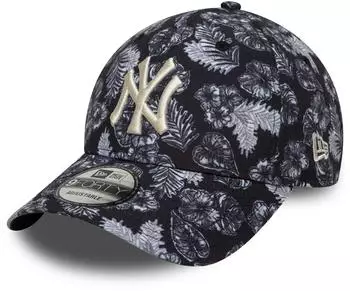 New Era 9Forty Strapback Cap - FLORAL (60667569) schwarz
