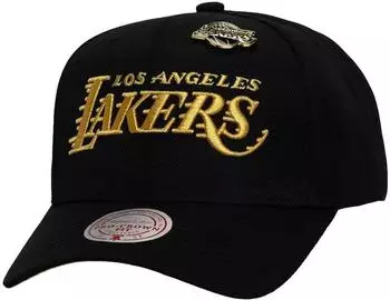 Mitchell & Ness PINNED Los Angeles Lakers Snapback PRO Cap (MN-HP14544-LAL) schwarz