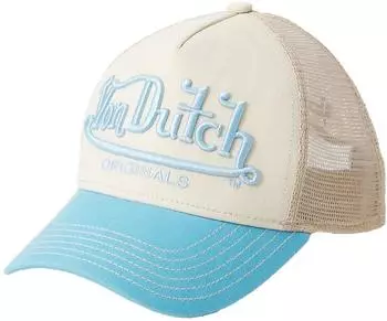 Von Dutch Riverside Trucker Cap beige/blau