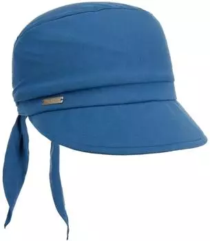 Seeberger Hats Jersey Bandana Cap blau