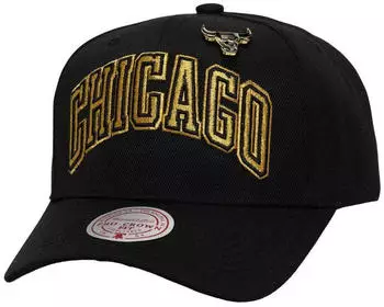 Mitchell & Ness PRO Cap - PINNED (MN-HP14544-CBU) schwarz