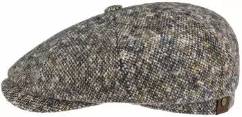 Stetson Hatteras Donegal Schiebermütze (6840601) beige-blau