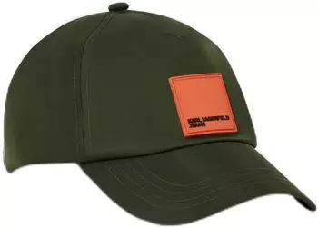 Karl Lagerfeld Nylonkappe mit BoxLogo (A4M33077) grün/schwarz