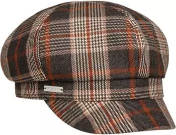Seeberger Hats Gadiala Check Ballonmütze rost