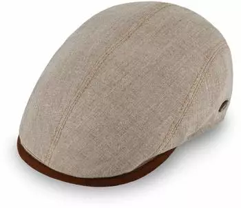 Fiebig Brighton Flatcap aus Leinen (41175) beige