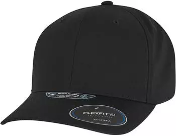Flexfit NU Adjustable Snapback 6110NU Cap (6110NU) schwarz