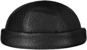 Lierys Dockermütze Skullcap mit Futter schwarz