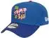 blau: New Era A-Frame Trucker Cap Patchwork