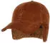 Kangol Cozy Cord Earflap Cap braun
