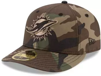 New Era 59Fifty LOW PROFILE Cap braun/woodland camo