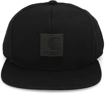 Carhartt Logo Casquette (I023099) schwarz