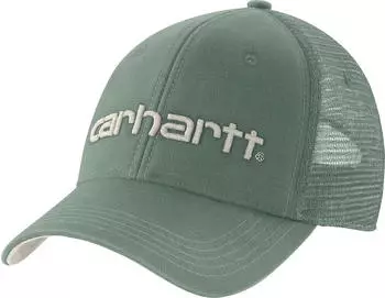 Carhartt Canvas Mesh Back Logo Graphic Cap (101195) gr&uuml;n/beige