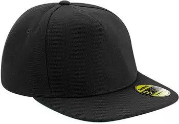 Beechfield B660 Original Flat Peak Snapback schwarz/schwarz/schwarz