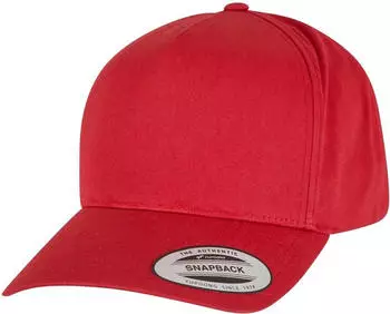Flexfit 5-Panel Curved Classic Snapback mars red