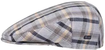 Lipodo Inglese Cotton Flatcap (E60) blau