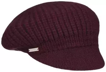 Seeberger Hats Balloon Cap Schirmmütze Strickcap bordeaux