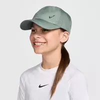 Nike FB5064_364, Nike Dri-Fit Unstructured Metal Swoosh Kinder Cap, gr&uuml;n