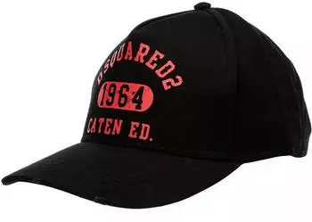 Dsquared2 Iconic1964 Vintage Logo Baseballcap (BCM0334-05C00001-2124) schwarz