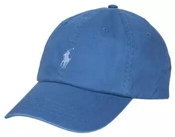 Polo Ralph Lauren Baseballkappe aus Baumwollchino (650310) royalblau/hellblau