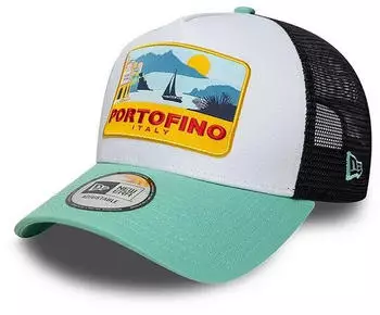 New Era Summer Trucker Cap pastellgrün/weiß/schwarz