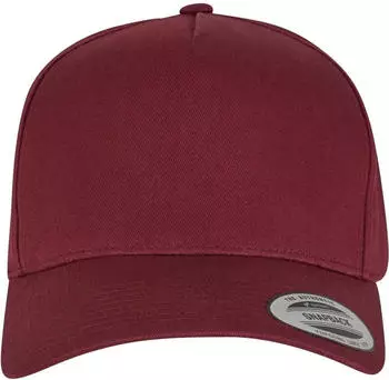 Flexfit 5-Panel Curved Classic Snapback (7707) maroon