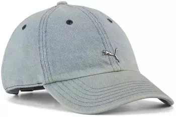 Puma Wardrobe ESS Metal Dad Cap Faded (025968) faded denim blue