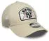 New Era 9FORTY Trucker Cap MLB New York Yankees Patch light beige