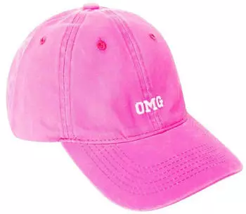 Zwillingsherz Slow Sunday Baseball Cap mit gesticktem Schriftzug, justierbar (60492806) fuchsia