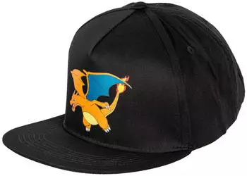 Difuzed Pok&eacute;mon Glurak Cap schwarz