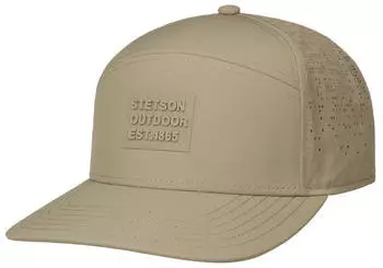 Stetson Baseball Cap 6 Panel Strapback taupe