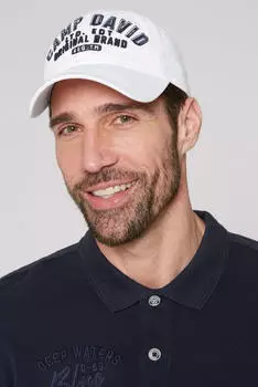 Camp David Baseball Cap mit Klett-Verschluss, Regular Fit (CB2500-8335-51) opticwhite