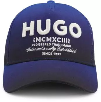 HUGO Merk-Degradé Baseball Cap bestickt mit Snapback-Verschluss (hbeu50560345) dunkelblau/weiß