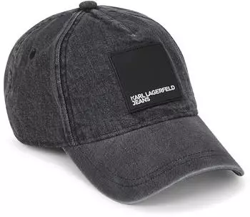 Karl Lagerfeld Denim Baseball Cap (A4W33076) schwarz