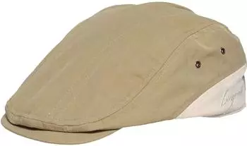 Bugatti Flat Cap Flatcap Color Block Design khaki