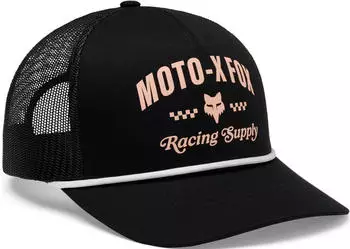 Fox Supply Mesh Rope Trucker Cap (38520-001-OS) schwarz