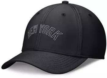 Nike New York Yankees Structured Swooshflex Cap (28393917) pitch blue