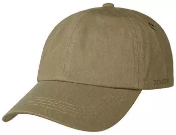 Stetson Classic Cotton Sun Cap 6 Panel Uni oliv