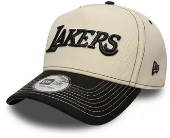 New Era LA Lakers Cap mit kontrastierendem Schirm und Logo-Schriftzug (60856278) cremewei&szlig;