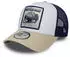 New Era 9FORTY Trucker Cap light beige/weiß/navy